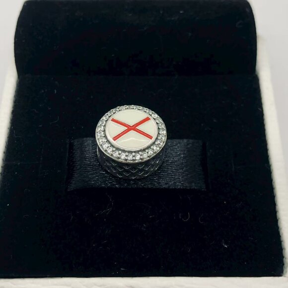 ✨🔥Pandora Alabama Country Flag Exclusive Moments Button Charm - Picture 3 of 3